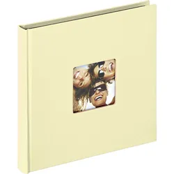 Walther Fun creme          18x18 30 schwarze Seiten Buch   FA199H