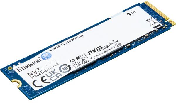Kingston Nv3 M.2 Nvme Intern Ssd Harddisk 1tb