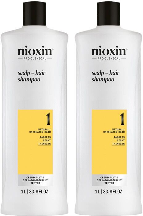 Living Proof Nioxin Systems Shampoo, System 1 1000ml Double