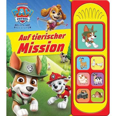 PAW Patrol - Auf tierischer Mission - Soundbuch - Pappbilderbuch mit 7 Geräuschen, Gebundene Ausgabe von , Phoenix International Publications Inc.