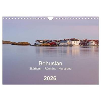 Bohuslän. Skärhamn - Rönnäng - Marstrand (Wandkalender 2026 DIN A4 quer), CALVENDO Monatskalender
