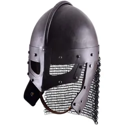 Wikinger Masken Helm inklusive Lederinlay