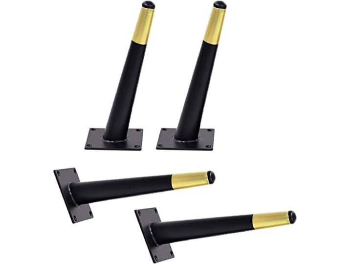 BVBFKSAA Metall-Möbelbein, Möbelbeine aus Metall, abgeschrägte Möbel, Tischbeine(65cm)
