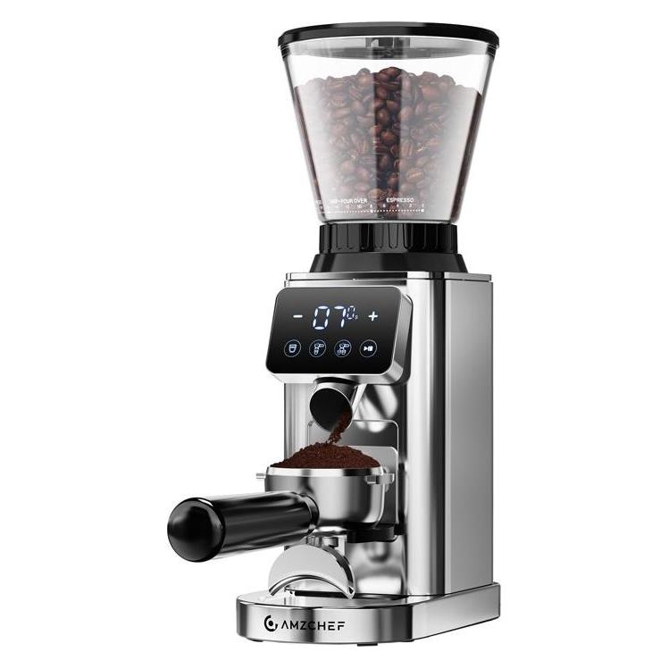 Amzchef CE-CG209-SV Coffee Grinder (Silver) (CE-CG209-SV)