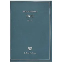 Trio op.32 für Violine, Violoncello und Klavier Stimmen, Fachbücher von Anton Stepanowitsch Arensky