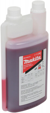 Huile moteur 2 temps semi-synthétique Makita 1:50, 1000 ml avec doseur = old980008112