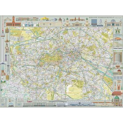 Berliner Wahrzeichenplan, Buch von , Edition Gauglitz, 978-3-933502-69-8