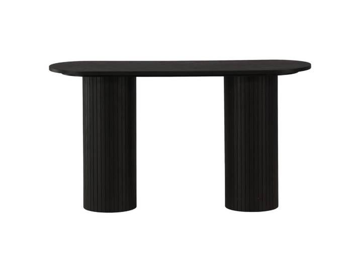 Livetastic Konsole, Schwarz, 40x72x130 cm, Wohnzimmer, Wohnzimmertische, Konsolentische