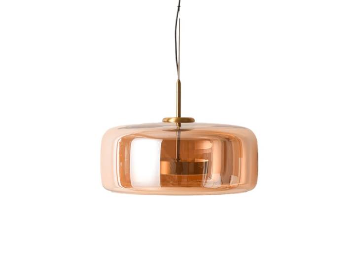 Plafonnier LED 25W dimmable avec télécommande, ambre Ø38 cm