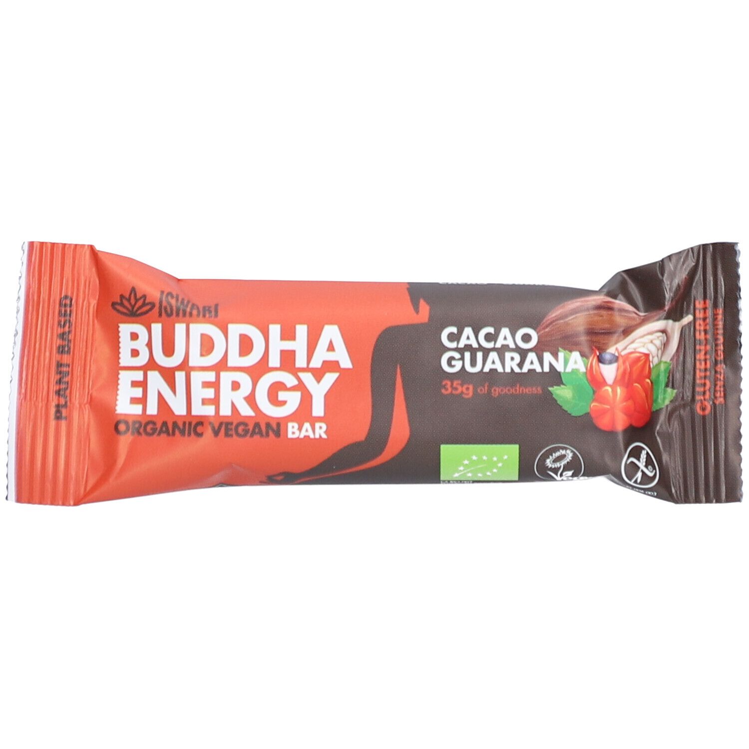 Iswari Energy Bar Kakao&Guarana BIO 35 g Riegel