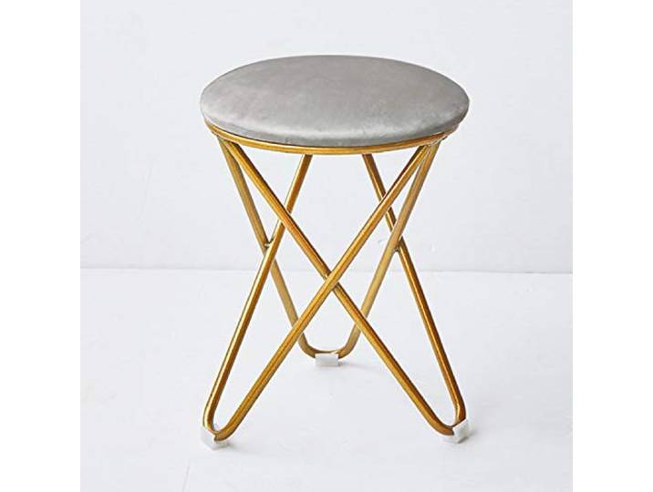 YHKJLYH Moderner Schminkhocker für Schlafzimmer, Schminkhocker für das Wohnzimmer im Haushalt, Esstischhocker, Sofa-Fußhocker, 29 x 39 cm
