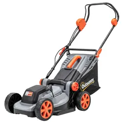 ELEKTRO-RASENMÄHER 35l Fangkorb Hellgrau, Orange