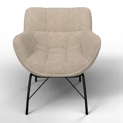 Sessel Robin Beige Webstoff