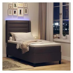 vidaXL, Boxspringbett, Alexandria (Linien-Design) (90 x 200 cm)