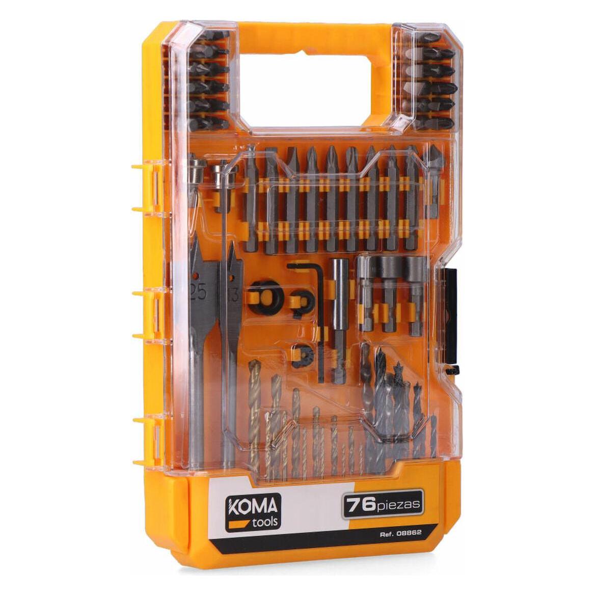Koma Tools Satz Von Spitzen (Innensechskant, Innensechsrund TX, Kreuz Phillips PH, Kreuz Pozidriv PZ) (54994145)