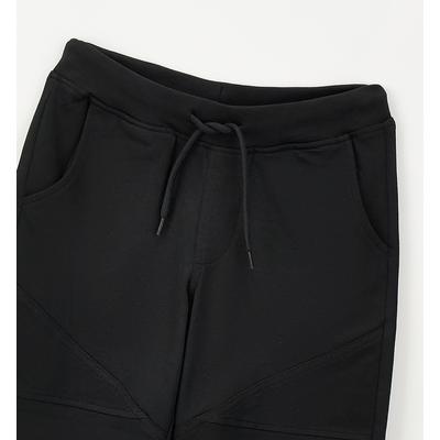 Shorts IDO "BOY SUMMER TROUSERS", Mädchen, Gr. 140, EURO-Größen, schwarz, 100% Baumwolle, Hosen Shorts