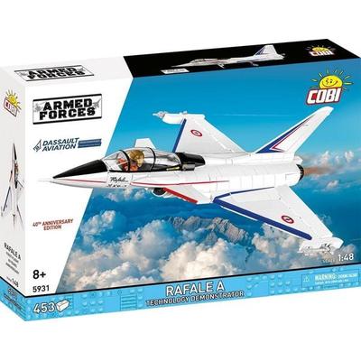 COBI Armed Forces 5931 - Rafale A Technology Demonstrator, Dessault Aviation, Bausatz 1:48, 453 Klemmbausteine