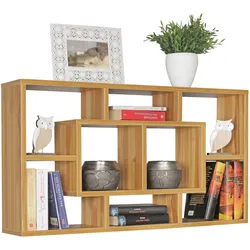 WANDREGAL RUR MDF Melaminbeschichtet Modern, Braun 85x16x48 cm