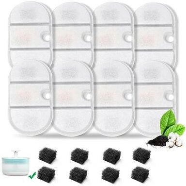 Uplift Essentials Universal Triple Filtration Cat Fountain Filters (8 Piece Pack) Universal Triple Filtration Cat Fountain Filters (8 Piece Pack)