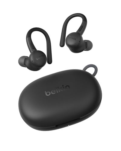 Belkin SoundForm ActiveFit Sportieve Draadloze Oordopjes, Zwart - AUC016hqBK