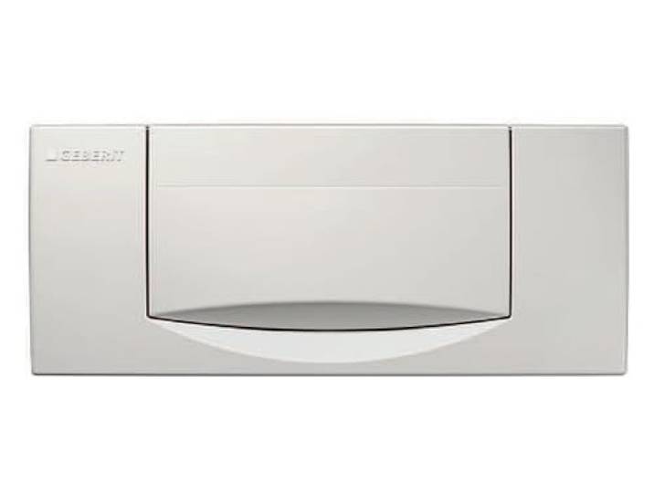 Geberit bedieningsplaat Geberit 300T, voor download schakelbaar: wit alpin (115.333.11.1)