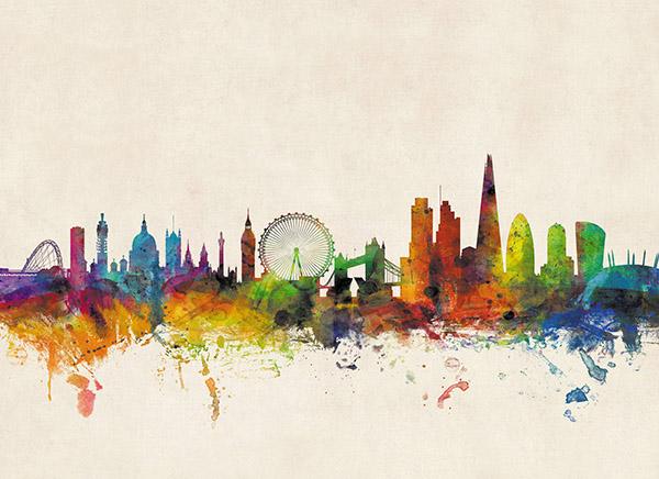 Poster décoratif - Londres   Maps International
