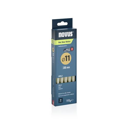 Novus Tools Heißklebesticks 11mm 200mm Holz 10St.