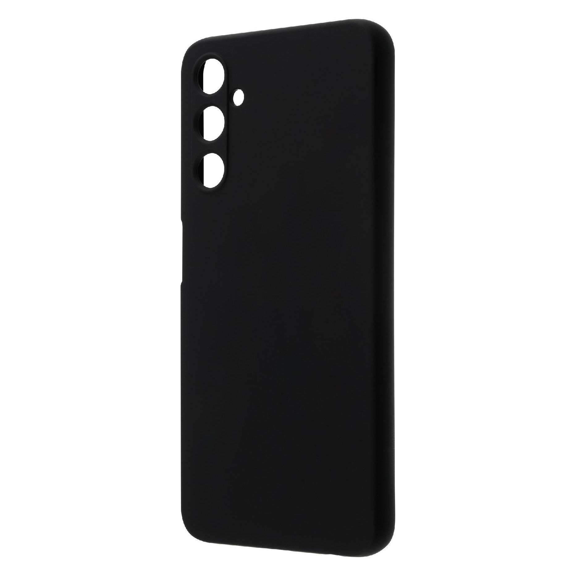 Wave Soft Touch Silikonisuoja, Samsung Galaxy A05s, Musta (Samsung Galaxy A05s) (WAVE-STSC-SS-A05S-BK)