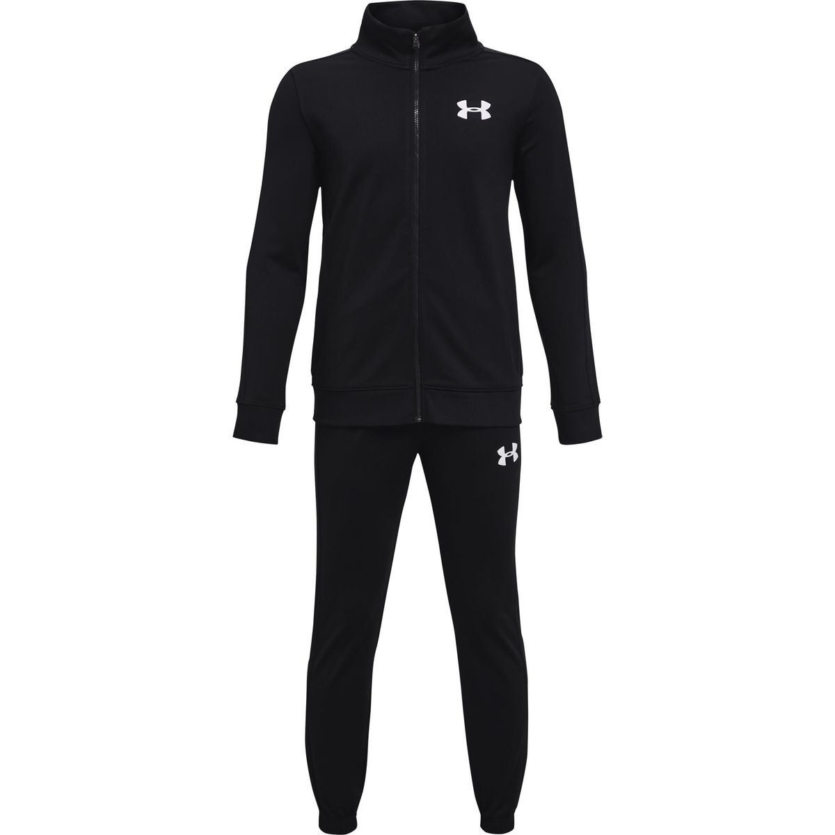 Under Armour Rival Knit Track Suit black white (001) M 1363290-001-YMD