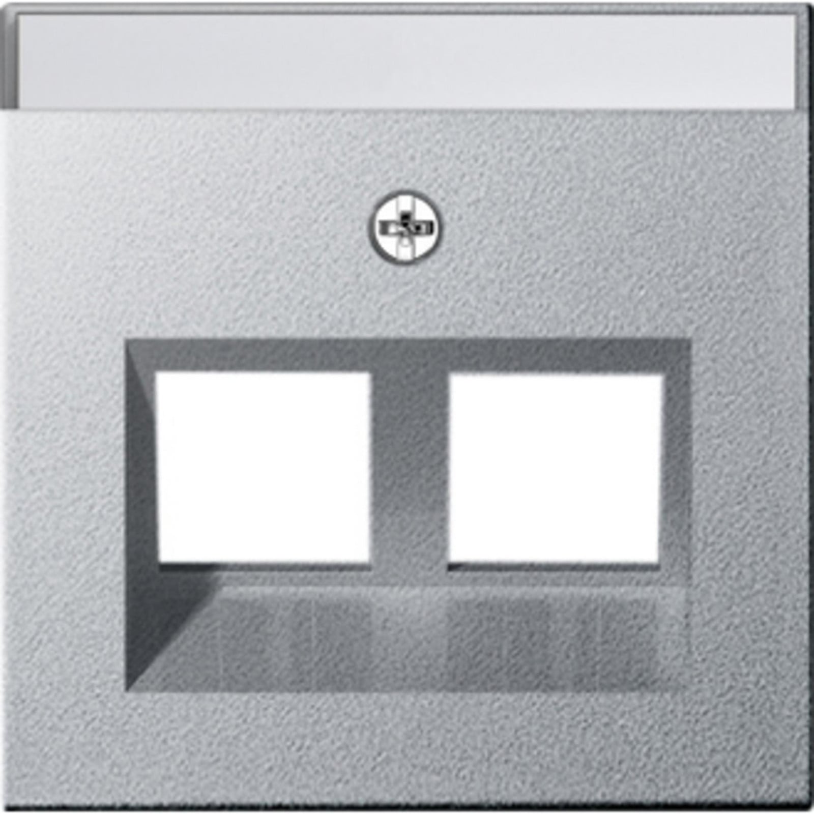 Gira 2640 26 RJ-45 aansluiting in aluminium