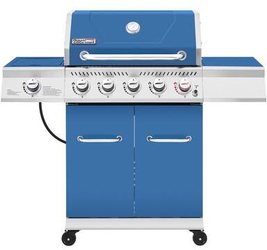 Royal Gourmet 5-Burner BBQ Gas Grill with Side Burner, Sear Burner, Cabinet-Style Grill for Outdoor Backyard BBQ