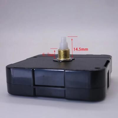 Inspired Finds 31mm Silent Quartz Clock Movement DIY Long Shaft Repair Kit 0.57in