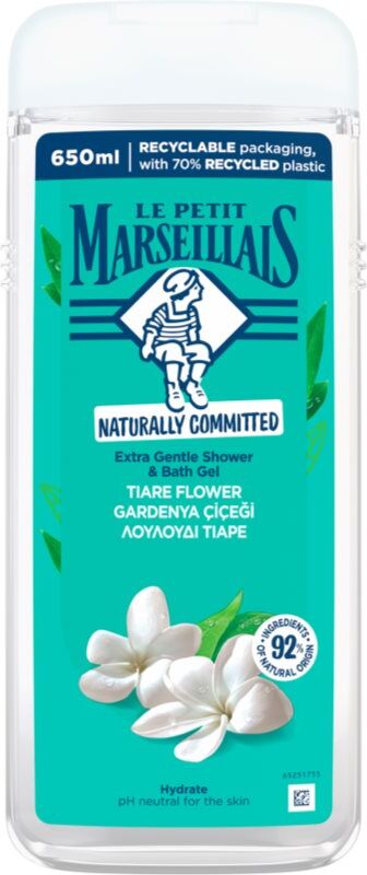 Le Petit Marseillais Tiaré Flower sanftes Duschgel 650 ml