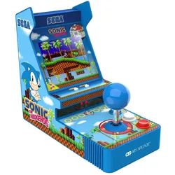 MyArcade Joystick Player 6,8â Sonic The Hedgehog Portable Retro Arcade, Retro Gaming, Blau, Mehrfarbig