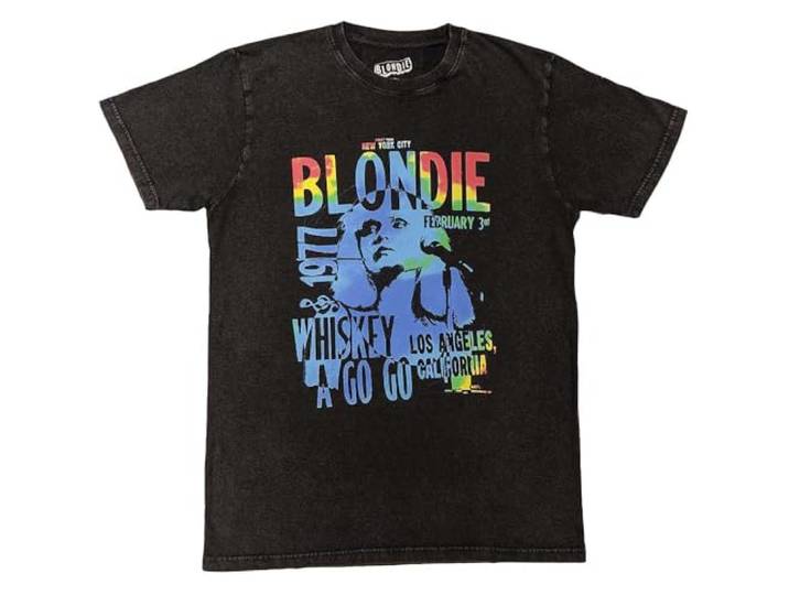 Blondie Whiskey A Go Go Washed Finish T Shirt S