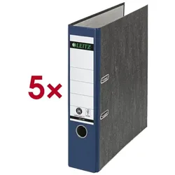 Leitz 5x Ordner »1080« blau, 8x31.8x28.5 cm