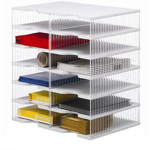Styro Styro Sortierstation 228-0206  big Duo, A4, 12 Fächer, 6 Etagen, Kunststoff, transparent