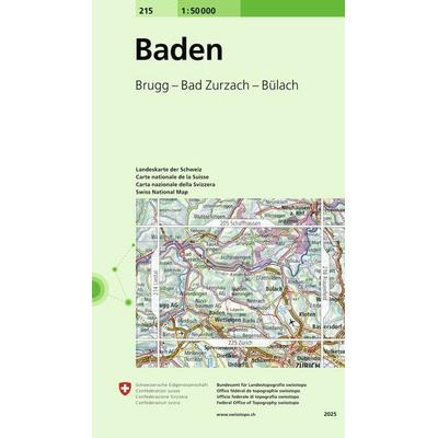 215 Baden, Sonstige von Bundesamt für Landestopografie swisstopo, Swisstopo, 978-3-302-00215-6