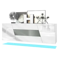 SIDEBOARD Houston Graphit Seidenmatt