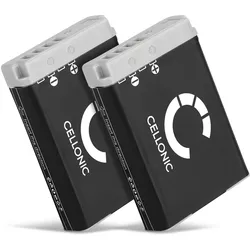 Cellonic Akku für Canon PowerShot G7 X Mark III, SX740 HS, X II, X, SX620, SX730 (Kamera Akku), Kamera Stromversorgung, Grau