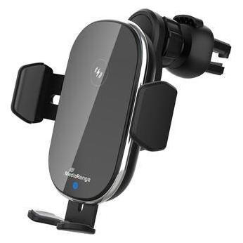 MediaRange MRMA117 mobile device charger Smartphone Black Wireless charging Fast charging Auto (MRMA117)