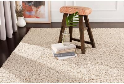 Livabliss Benson Handmade Solid Shag Area Rug