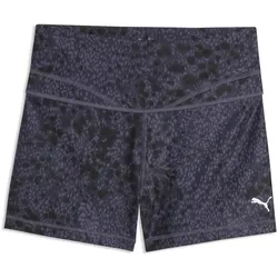 Puma, Damen, Sporthose, W Tropical Speed Short Tight 3" - AOP (S), Grau