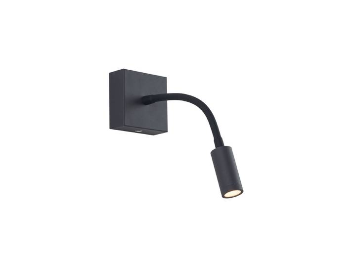 Applique murale moderne noire avec LED rechargeable et dimmable -