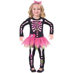 Amscan Kinderkostüm Fancy Bones Skeleton Alter 3 - 4 Jahr (104)