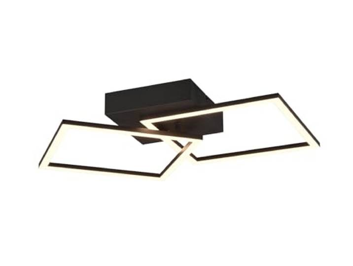 Reality LED Plafonnier Trail R64492132\, Métal Noir mat\, avec LED 20 Watt