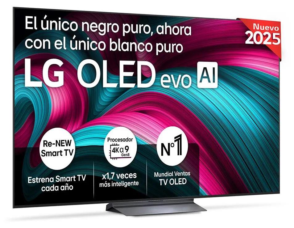LG OLED evo AI OLED77C54LA, 195,6 cm (77"), 3840 x 2160 Pixel, OLED evo, Smart-TV, WLAN, Schwarz