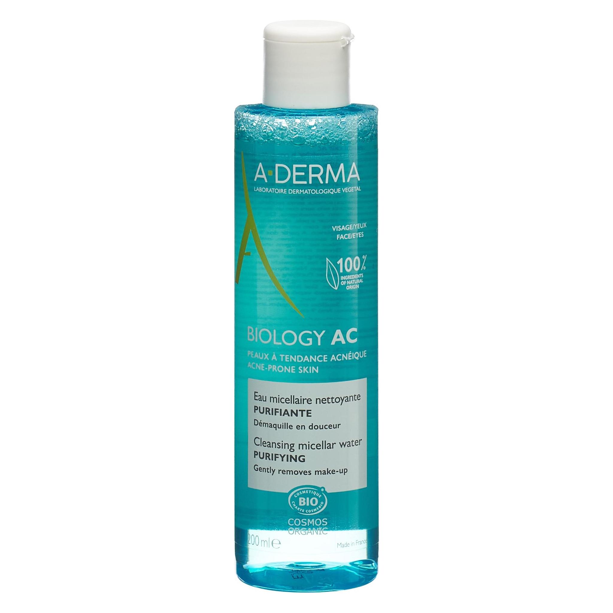 A-Derma BIOLOGY AC Mizellen Reinigungslotion Lot (Mizellenwasser, 200 ml) (035237)