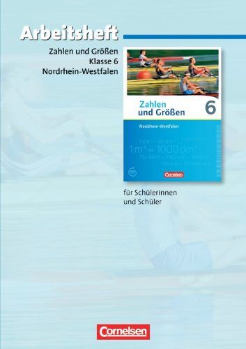 Udo Wennekers - Zahlen und Größen - Nordrhein-Westfalen Kernlehrpläne - Ausgabe 2013: 6. Schuljahr - Arbeitsheft mit eingelegten Lösungen - Preis vom 11.10.2026 15:43:13 h