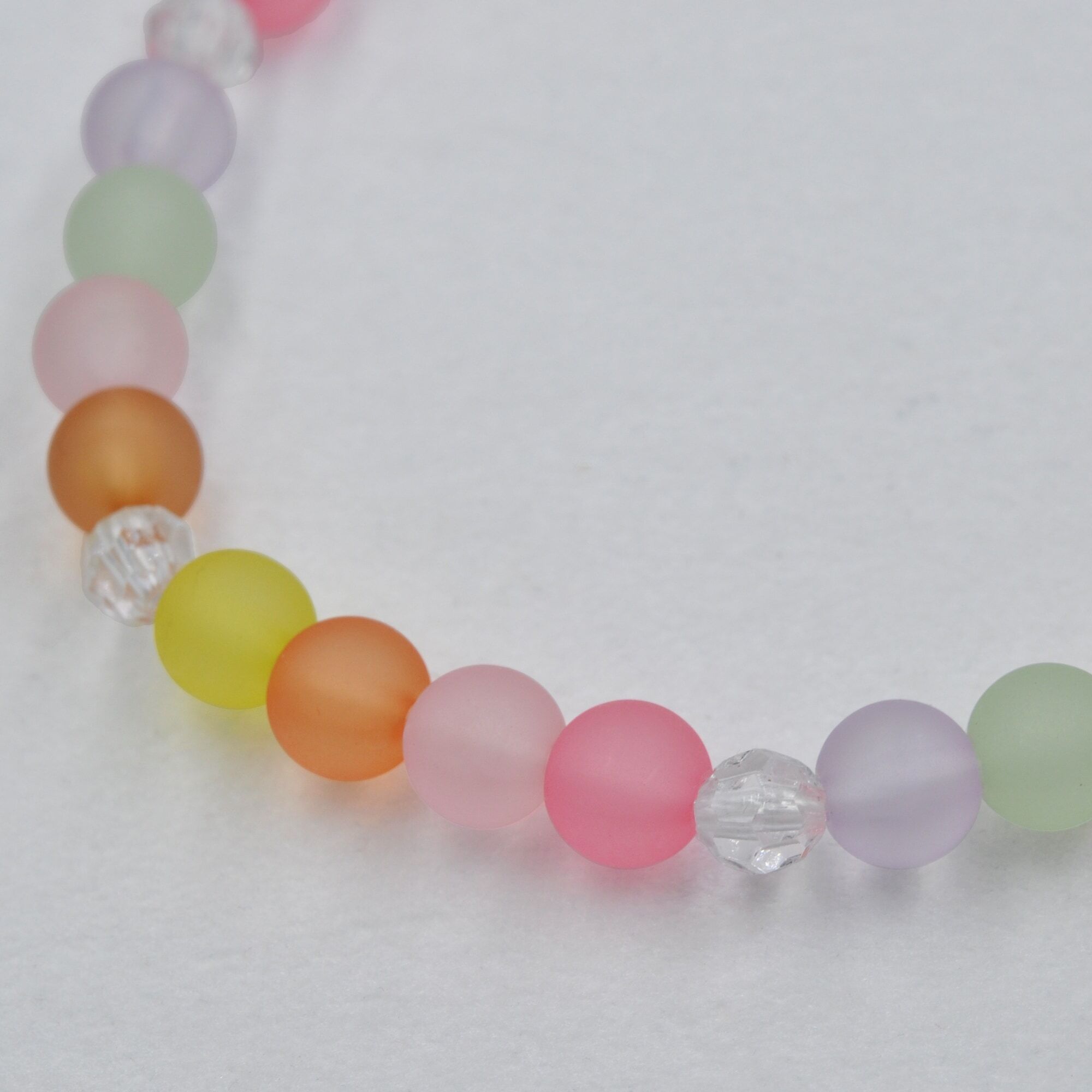Lange Kette STEUER "Modekette bunt pastell aus Perlen", bunt, Halsketten, Damen, 86,5cm, Metall, L: 86,5 B: 7,8mm, matt, B:7,8mm